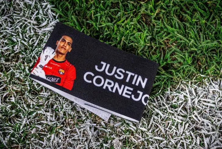 Homenaje Barcelona SC a Justin Cornejo