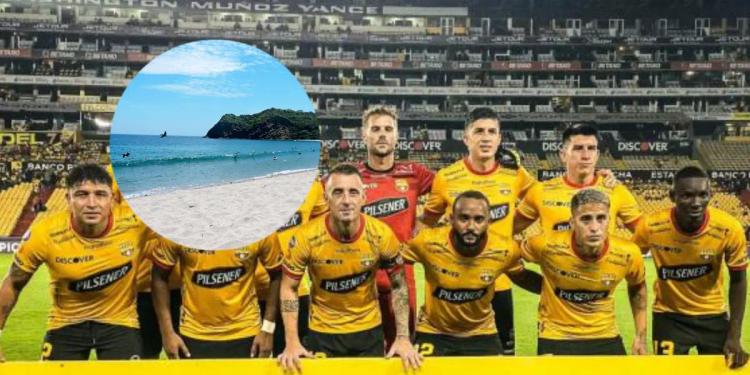 En vez de entrenar, el jugador de Barcelona SC que se fue a la playa