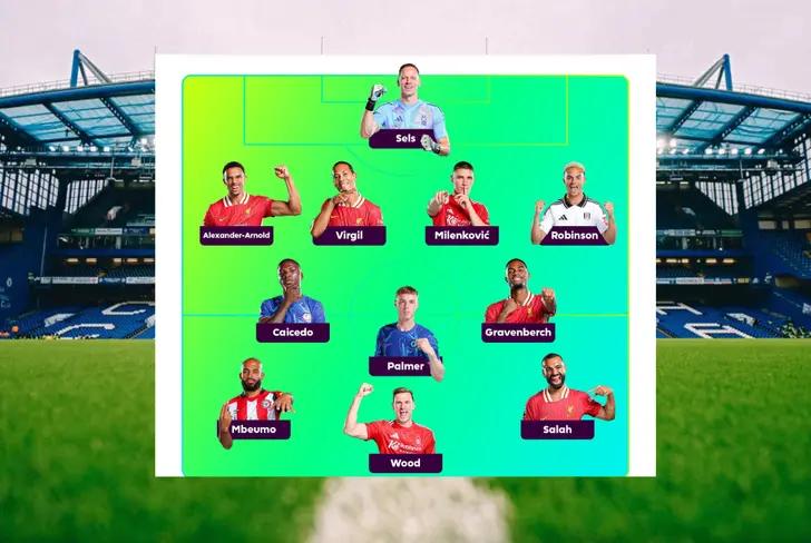 Equipo del año de la Premier League hasta el momento (Foto tomada de: Premier League)