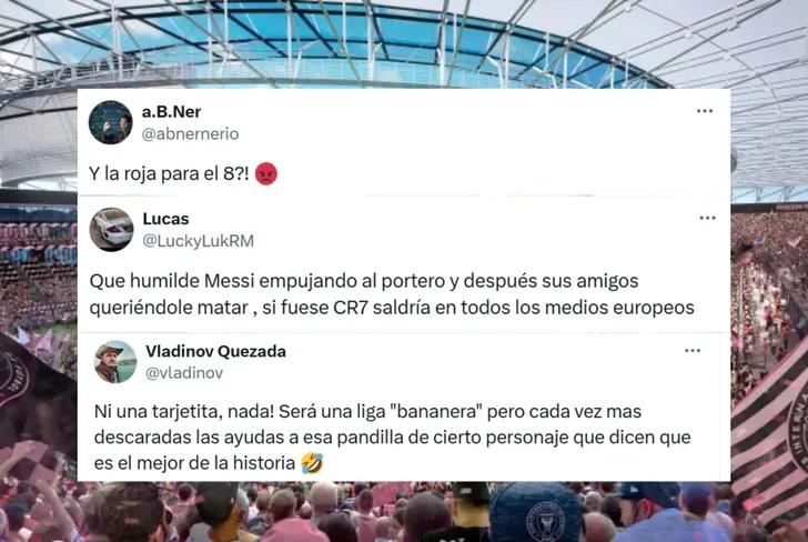 Comentarios de los anti Messi contra Leonardo Campana por defenderlo (Foto tomada de: X)