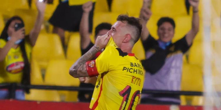 Aunque lo mandaron por atrás, Damián Díaz mostró su amor por Barcelona SC y mira lo que hizo