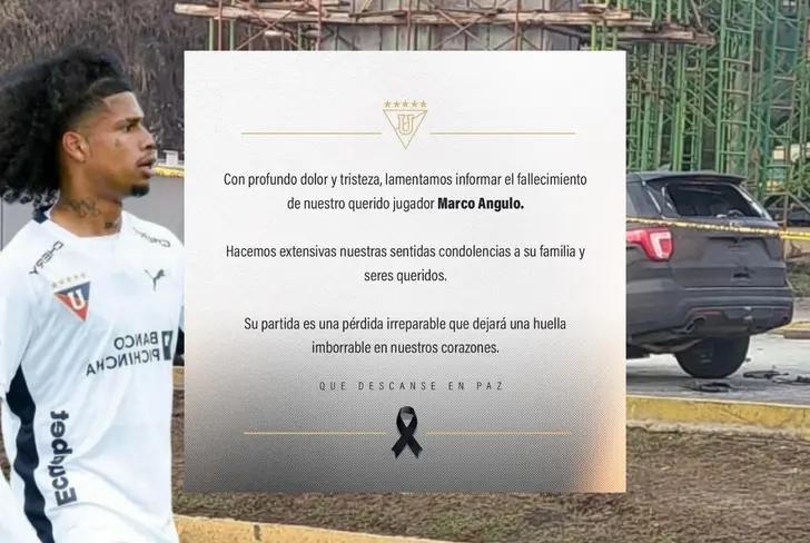 Fallecimiento de Marco Angulo (Foto tomada de: X)