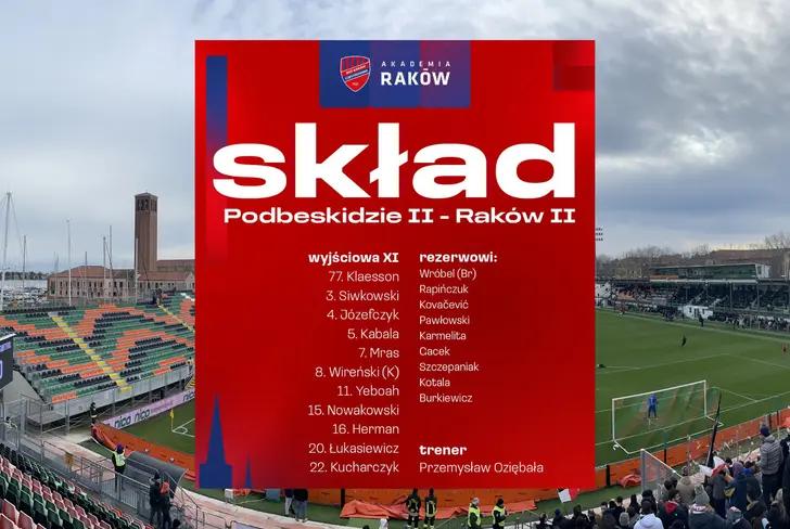 Alineación del Raków II con John Yeboah (Foto tomada de: Akademia Raków X)