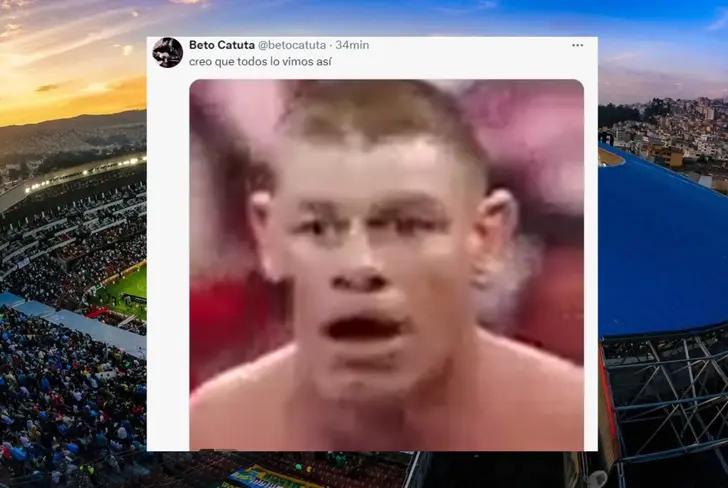 Gif John Cena con la cara deformada (Foto tomada de: X)