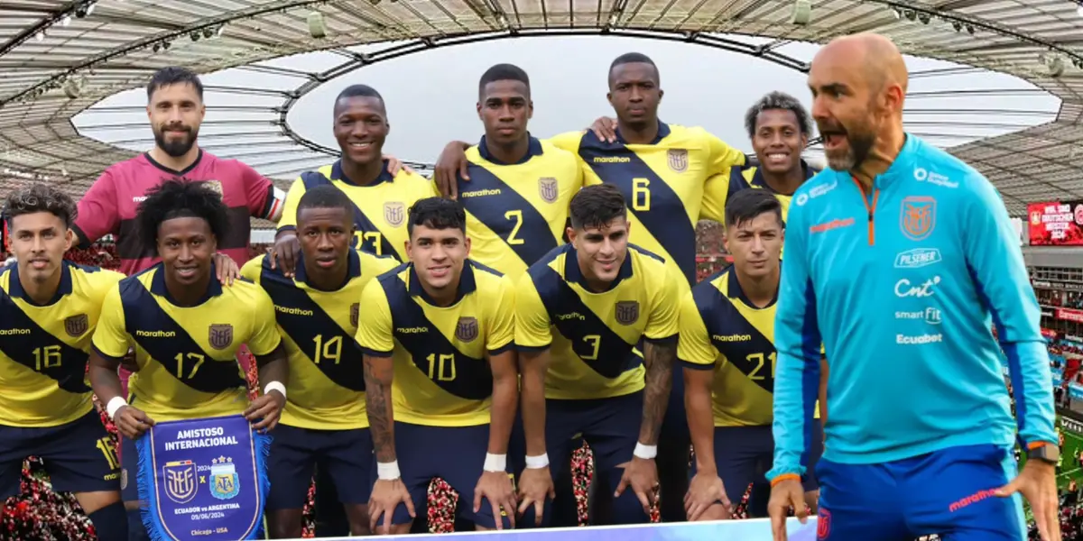 Félix Sánchez gritando, 11 de la Selección de Ecuador. Foto tomada de: Radio La Red