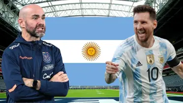 Félix Sánchez y Lionel Messi (Foto tomada de: Birdair/ESPN/La Tri/Wikipedia)