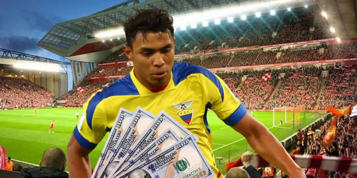 Jefferson Montero jugando, dinero. Foto tomada de: Metro Ecuador