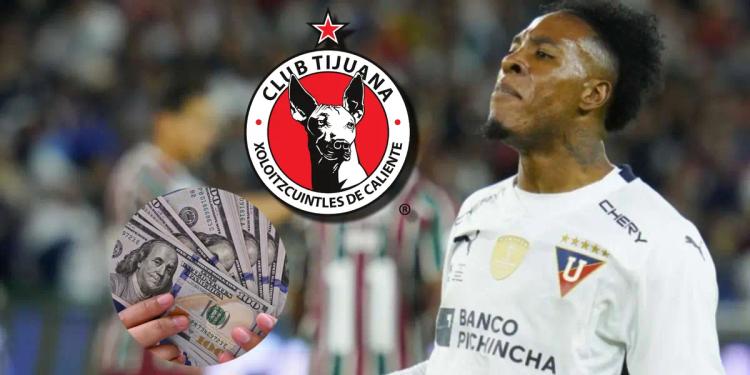 El mega salario para Jhojan Julio en Xolos de Tijuana, pese a que Liga de Quito quiso retenerlo