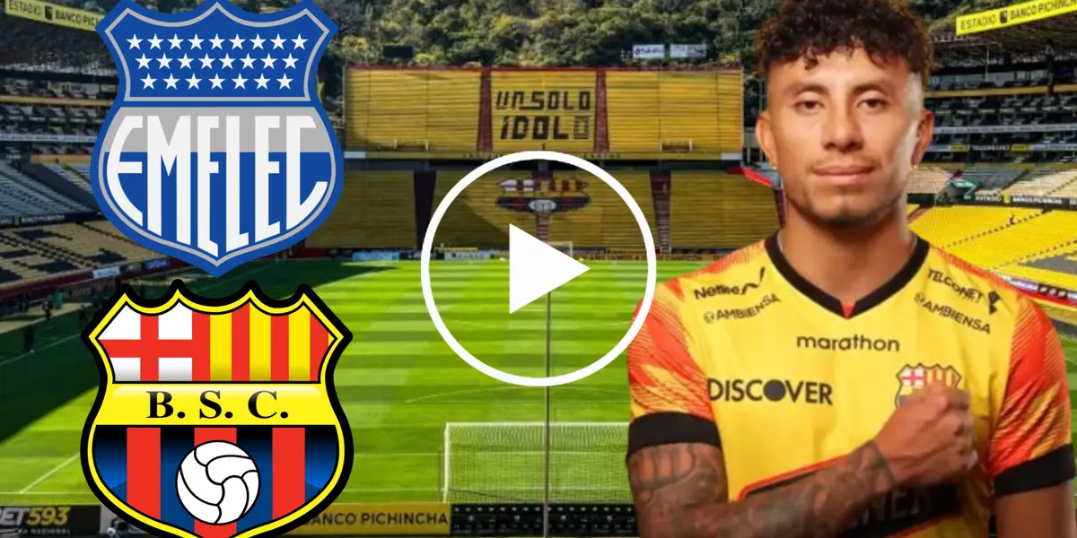(VIDEO) Ni de Barcelona SC ni de Emelec, el jugador que visitó a Joao Rojas tras su lesión