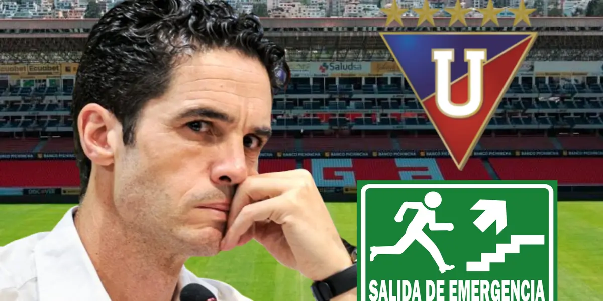Josep Alcácer no seguiría más en Liga de Quito y el técnico que lo reemplazaría de manera inmediata