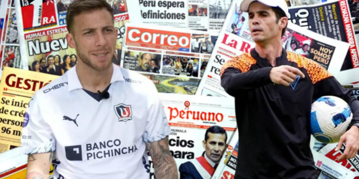 La prensa peruana reaccionó tras la derrota de Liga de Quito (Foto tomada de: Prensa Peruana/Ecuavisa/Vistazo)