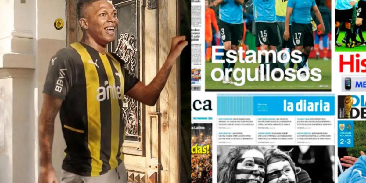 La prensa uruguaya le dio con todo al ecuatoriano que recién llegó a Peñarol