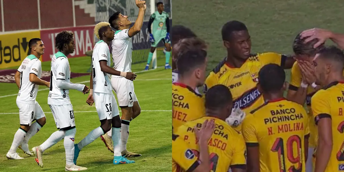 Liga de Quito y Barcelona SC viven situaciones diferentes y reaccionaron a su modo luego de sus partidos en torneos internacionales