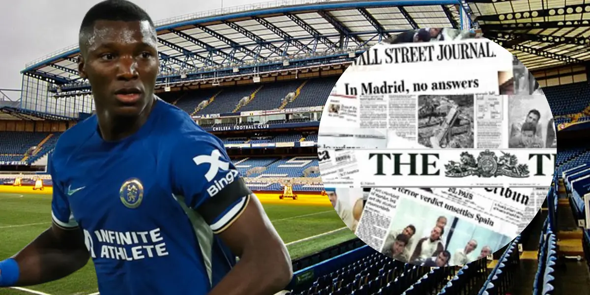 Moisés Caicedo en Stamford Bridge (Foto tomada de: Wikipedia/Chelsea/Pominamy)