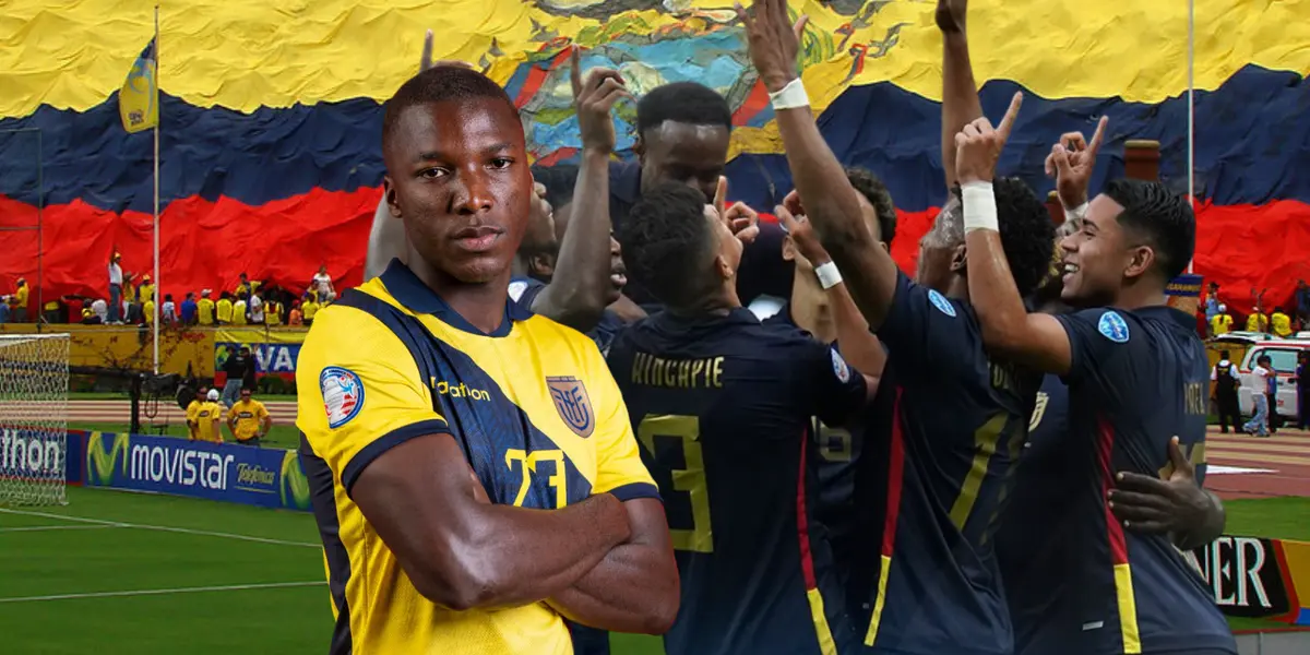 Moisés Caicedo, jugadores de la Selección Ecuador. Foto tomada de: La Tri