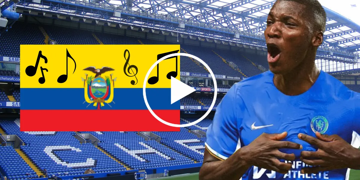 (VIDEO) Orgullo total, tras el golazo Moisés Caicedo, la canción ecuatoriana que sonó en Stamford Bridge