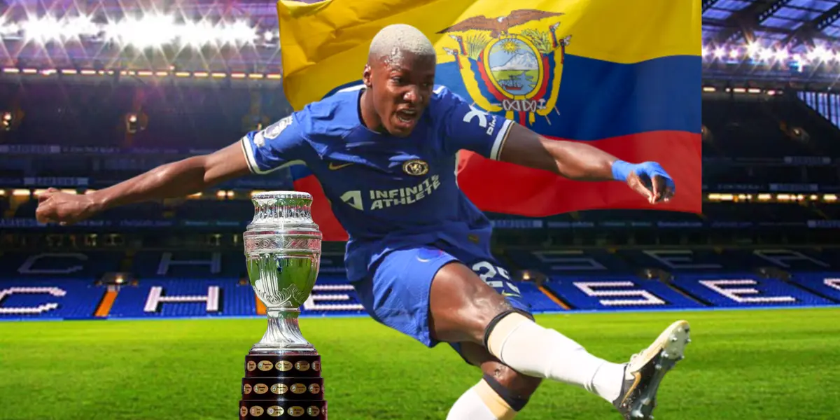 Lo que puso la cuenta oficial de la Copa América luego del golazo de Moisés Caicedo