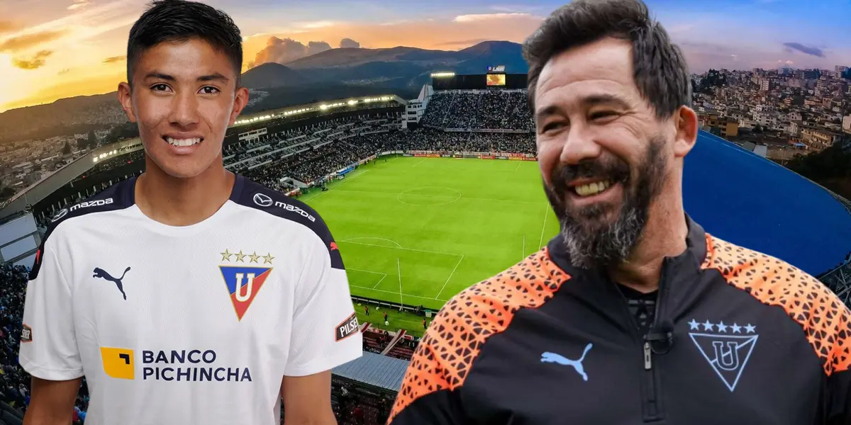 Sebastián González y Pablo Sánchez (Foto tomada de: Liga de Quito)