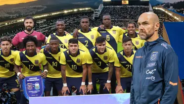 Selección Ecuador, Félix Sánchez Bas atento. Foto tomada de: La Tri
