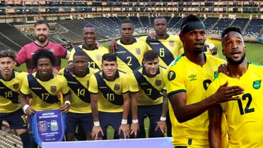 Selección Ecuador, jugadores Jamaica. Foto tomada de: Infobae/La Tri