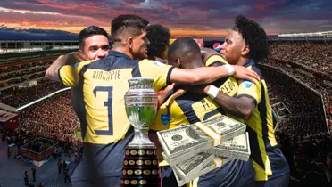 Selección Ecuador, trofeo Copa América, dinero. Foto tomada de: La Tri