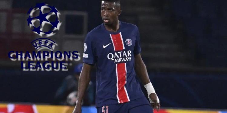 (VIDEO) Así le fue a Willian Pacho en su debut en Champions con el PSG ante Girona