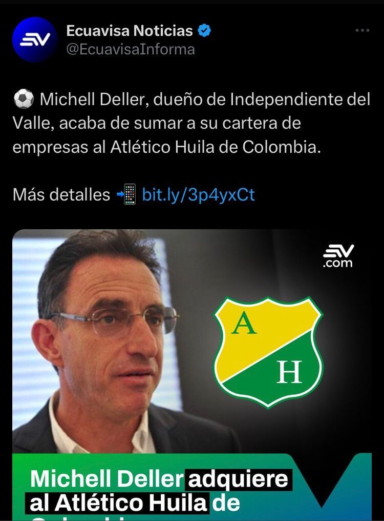 Cuánto pagó Michel Deller por el Atlético Huila? Estas son las cuentas del  club