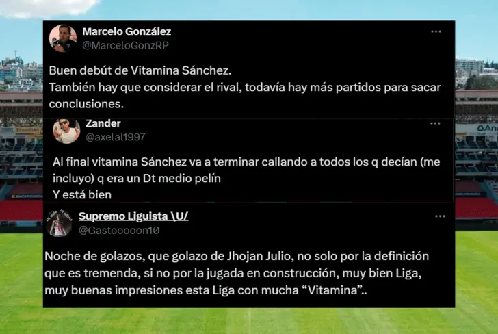 Comentarios de los hinchas de Liga de Quito a Pablo Sánchez