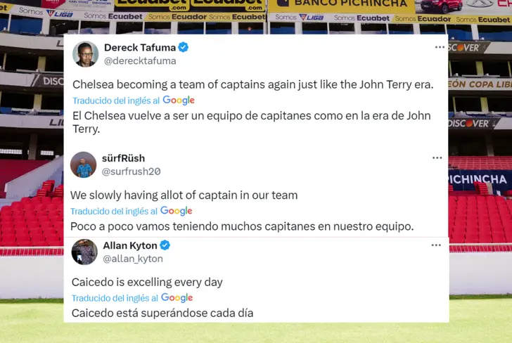 Comentarios de los hinchas del Chelsea sobre la capitanía de Moisés Caicedo (Foto tomada de: X)