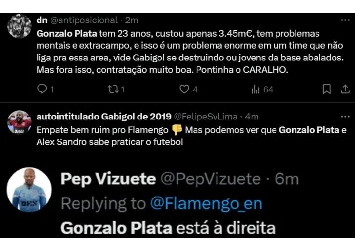 Comentarios sobre Gonzalo Plata