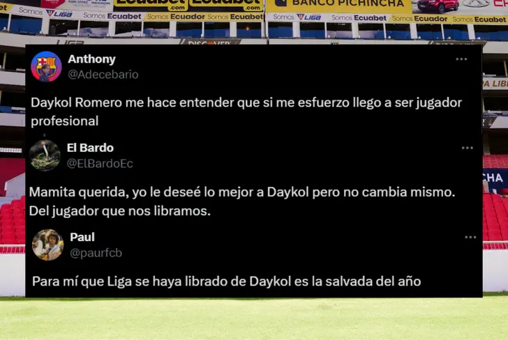 Comentarios de los hinchas de Liga de Quito vs. Daykol Romero