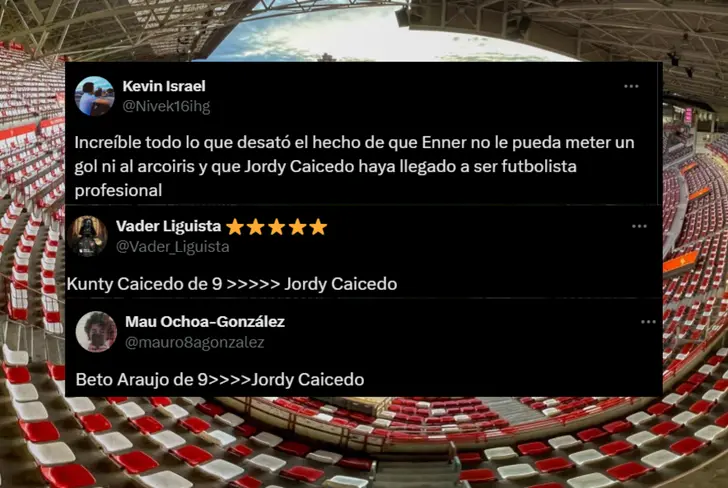 Crítica de los hinchas de La Tri a Jordy Caicedo