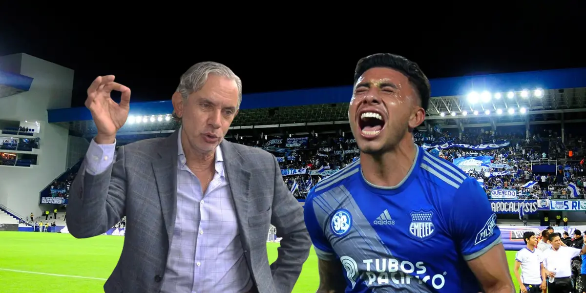 Deja mal parado al presidente de Emelec, Joao Rojas desmiente a José Pileggi