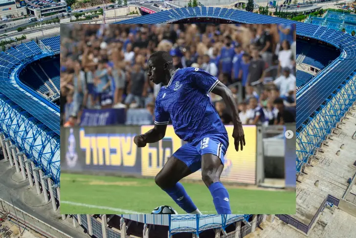 Jean Carlos Quiñónez en un partido con el Hapoel Petah Tikva (Foto tomada de: Instagram Jean Carlos Quiñónez)