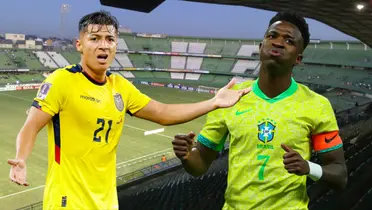 Alan Franco y Vinícius Júnior (Foto tomada de: Curitiba/DirecTV/Selección Brasil)