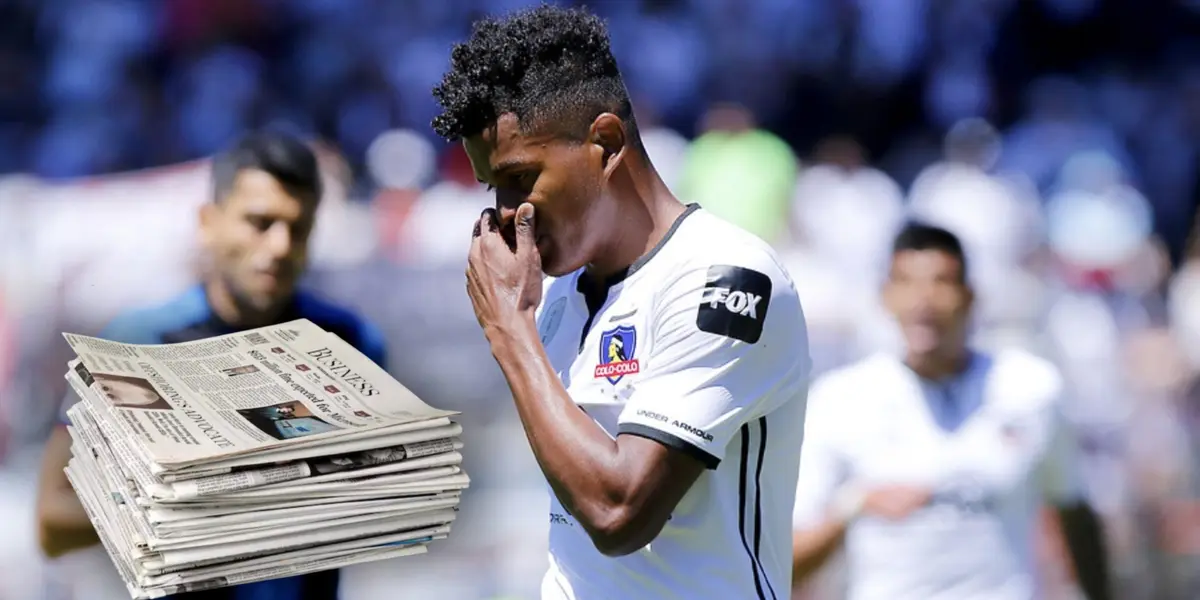 Alenxander Bolaños, ahora Romario Bolaños, en su etapa con Colo Colo (Fuente: Chile Visión / FreePick)