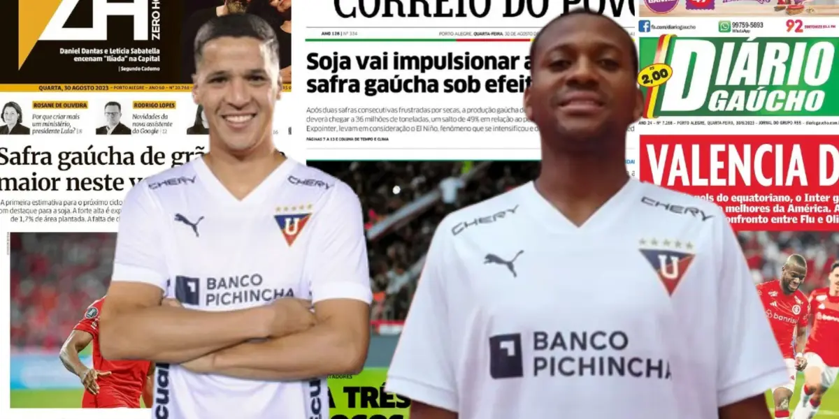 Ni Arce, ni Estrada, el jugador de LDU que más respetan en Brasil 