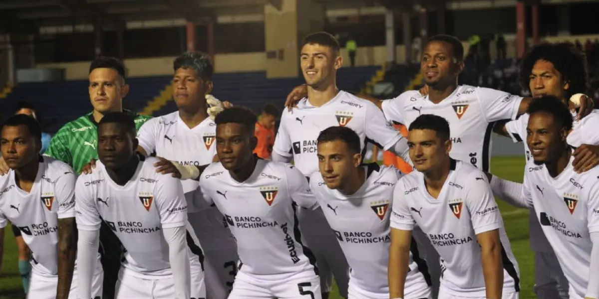 Alineación de Liga de Quito / Foto: ESPN