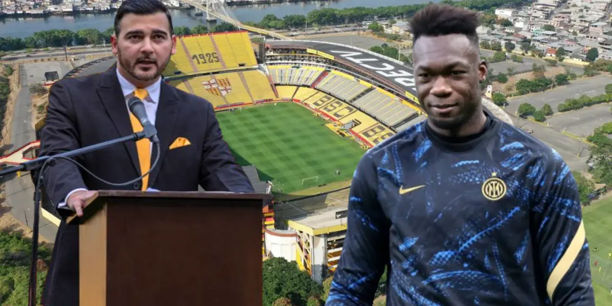 Antonio Álvarez y Felipe Caicedo (Foto tomada de: Expreso/Inter Milan/API)