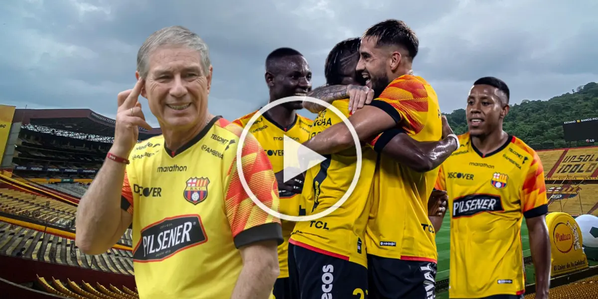 (VIDEO) Con el sello de Holan, golazo de Barcelona SC y festejo de Aníbal Chalá que muestra unión 