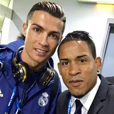 Cristiano Ronaldo y Michael Arroyo