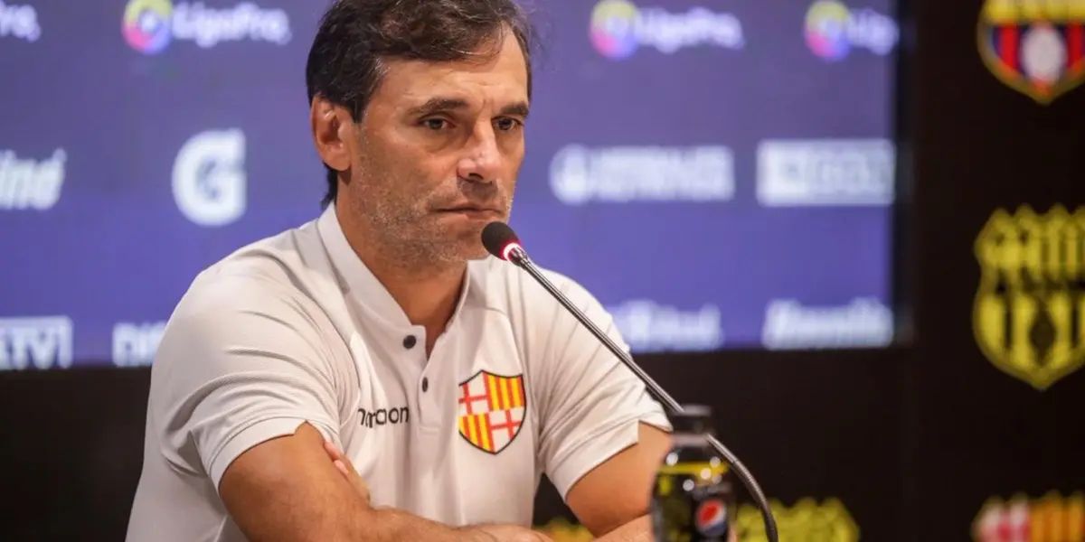 Barcelona SC perdió el invicto en Copa Libertadores y recibió goles, por lo que el entrenador decidió darles un jalón de orejas a los jugadores que no dieron la talla