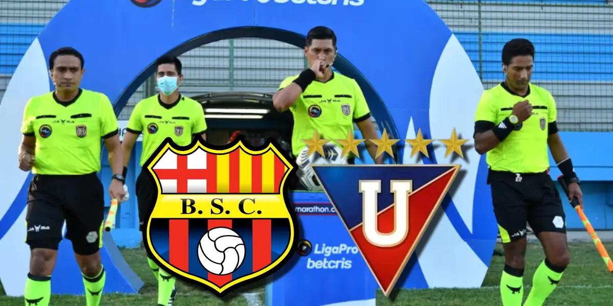 Polémica decisión, el referí que le pitó pésimo a Barcelona SC ahora estará ante Liga de Quito