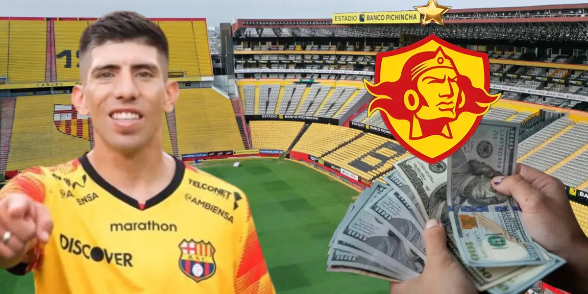 Mientras en Barcelona SC habría ganado $10 mil, lo que podría cobrar Braian Oyola en Aucas