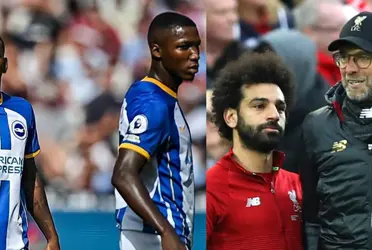 Brighton le jugó un gran partido a Liverpool, Moisés Caicedo y Pervis Estupiñán fueron figuras y a Salah no lo dejaron hacer nada