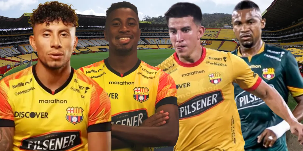 Lo que le costó a Barcelona SC los 8 jugadores con pasado en Emelec