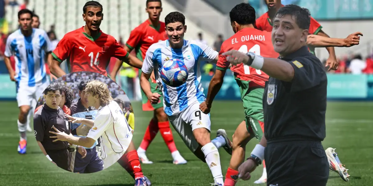 (VIDEO) Como Byron Moreno, los 15 minutos que agregaron en el Argentina vs Marruecos y así terminó todo en París 2024