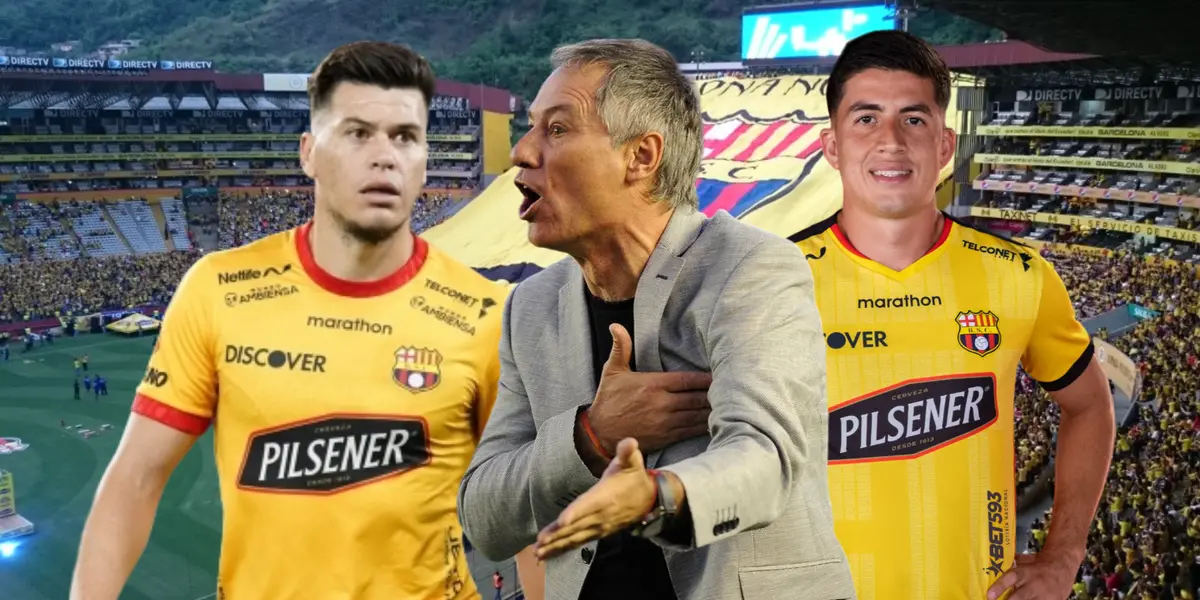 Cuidado y pierden el puesto, advertencia de Ariel Holan a los defensas de Barcelona SC