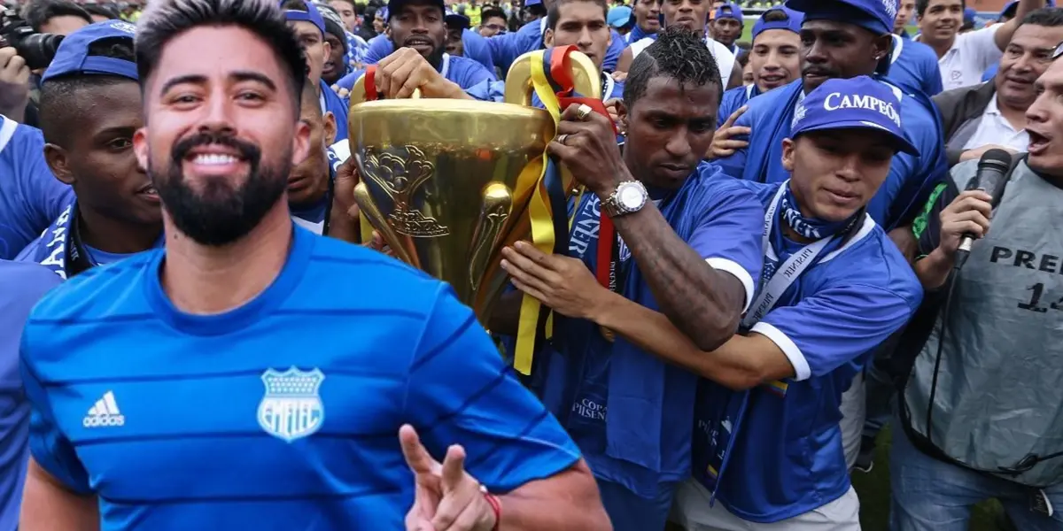 Cristhian Noboa y Emelec campeón 