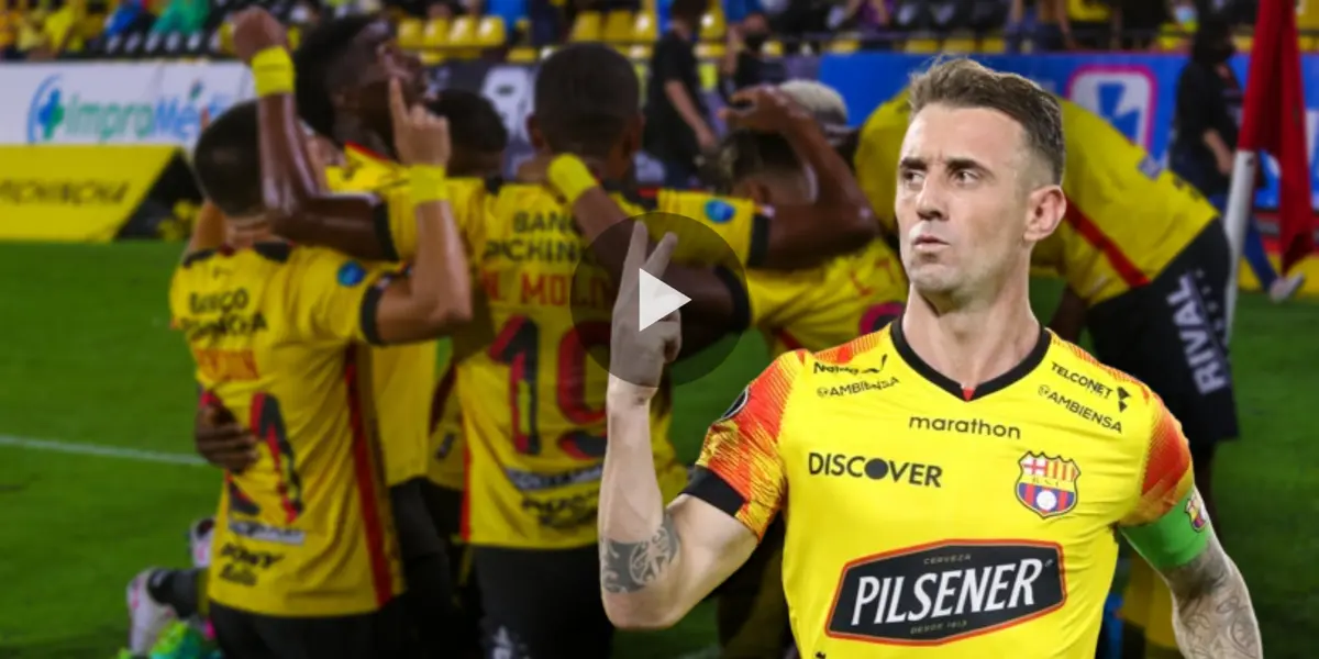 (VIDEO) Damián Díaz perdió la paciencia, el jugador que lo sacó de sus casillas en el Barcelona SC vs Bragantino